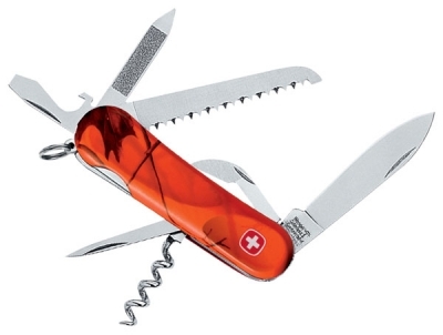 Нож складной WENGER AP Blaze 13, оранж,16 функций, 85 мм (1