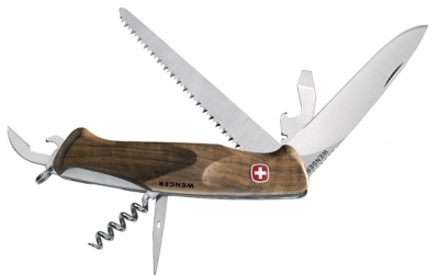 Нож складной Wenger RangerWood 55,11 функций, 120 мм (1