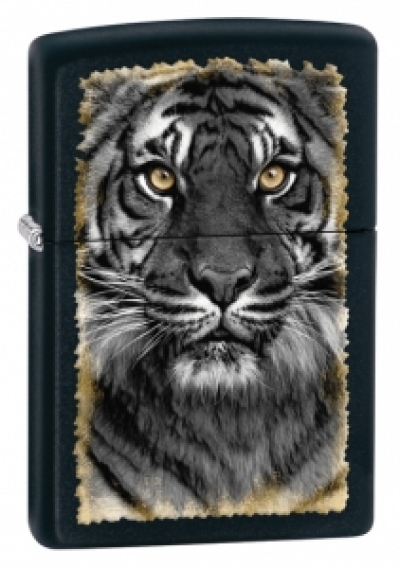 Зажигалка ZIPPO Tiger Black Matte