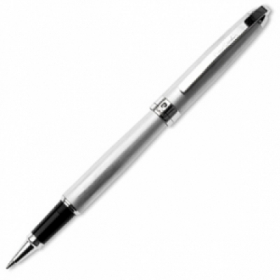 Роллерная ручка Pierre Cardin PROGRESкорпус латунь и матовая сталь, отделка и детали дизайна - хром