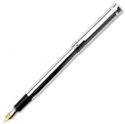 Перьевая ручка Pierre Cardin PROGRESS,корпус латунь, отделка и детали дизайна - хром