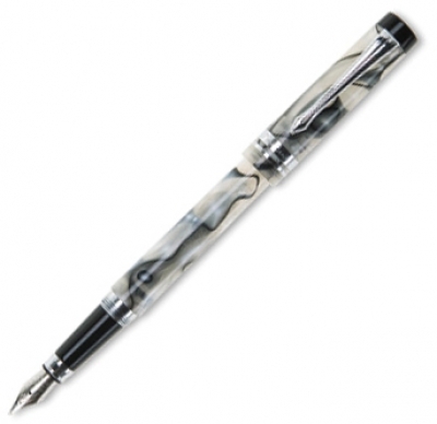 Перьевая ручка Pierre Cardin ORLON,  корпус латунь с акрилом, отделка и детали дизайна - хром