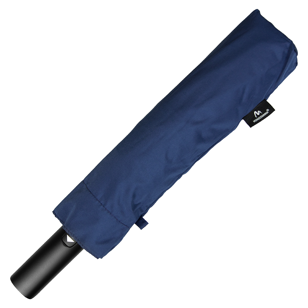 Зонт складной автоматический темно-синий Forest Windsor с большим куполом D120 см в подарочной коробке