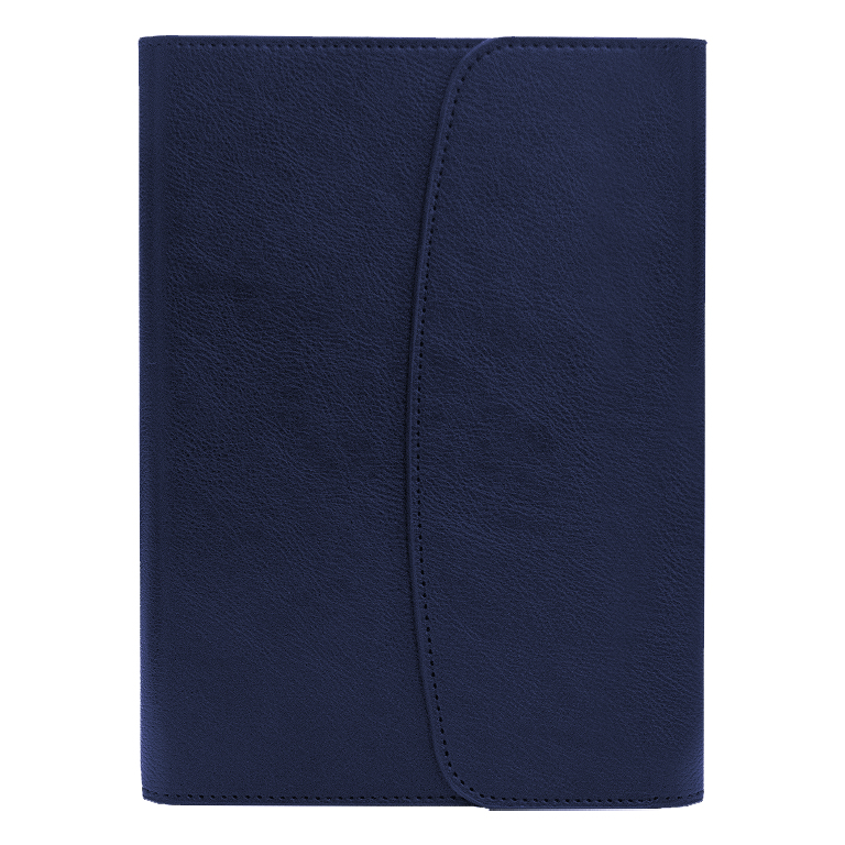 Ежедневник в суперобложке Country Bergamo Synergy A5+, синий, недатированный, в твердой обложке