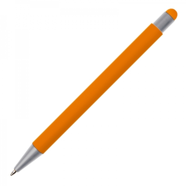 Ручка шариковая металлическая со стилусом SALT LAKE софт тач