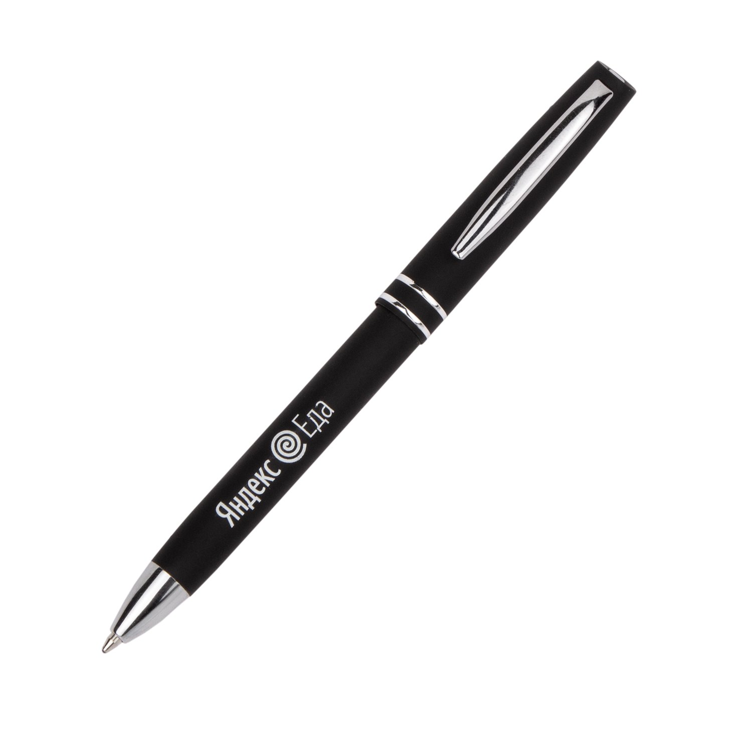 Шариковая ручка Consul, черная, с логотипом Яндекс