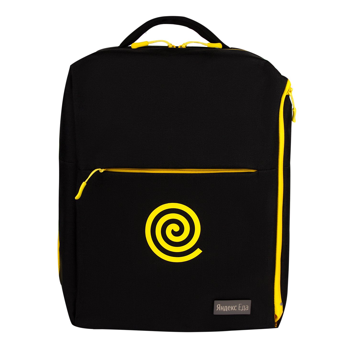 Рюкзак для ноутбука UNIC, Conveza, черный/желтый, с логотипом Яндекс