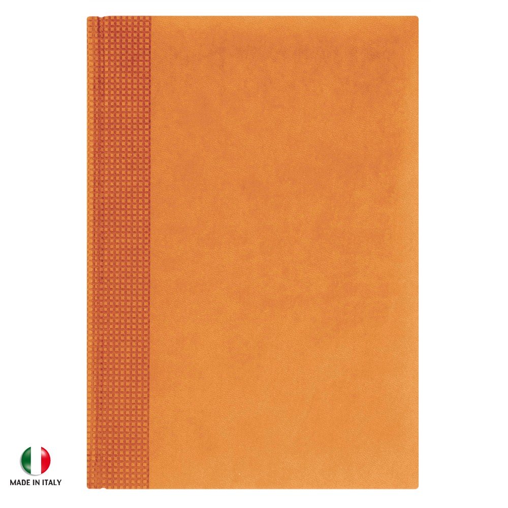 Недатированный ежедневник VELVET 650U (5451) 145x205 мм апельсин (ITALY), календарь до 2019 г
