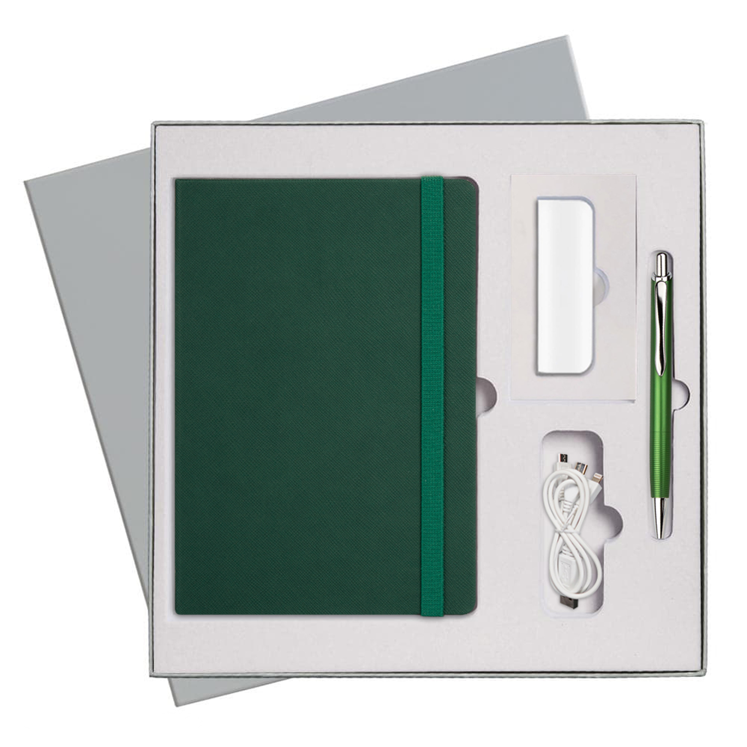 Подарочный набор Portobello/BtoBook Summer time зеленый (Ежедневник недат А5