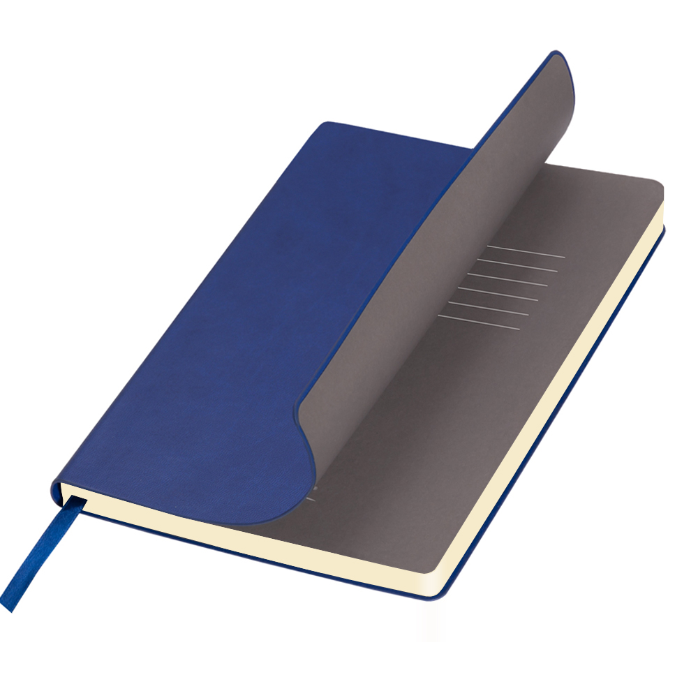 Подарочный набор Portobello/Sky синий-серый (Ежедневник недат А5, Ручка) вырубн
