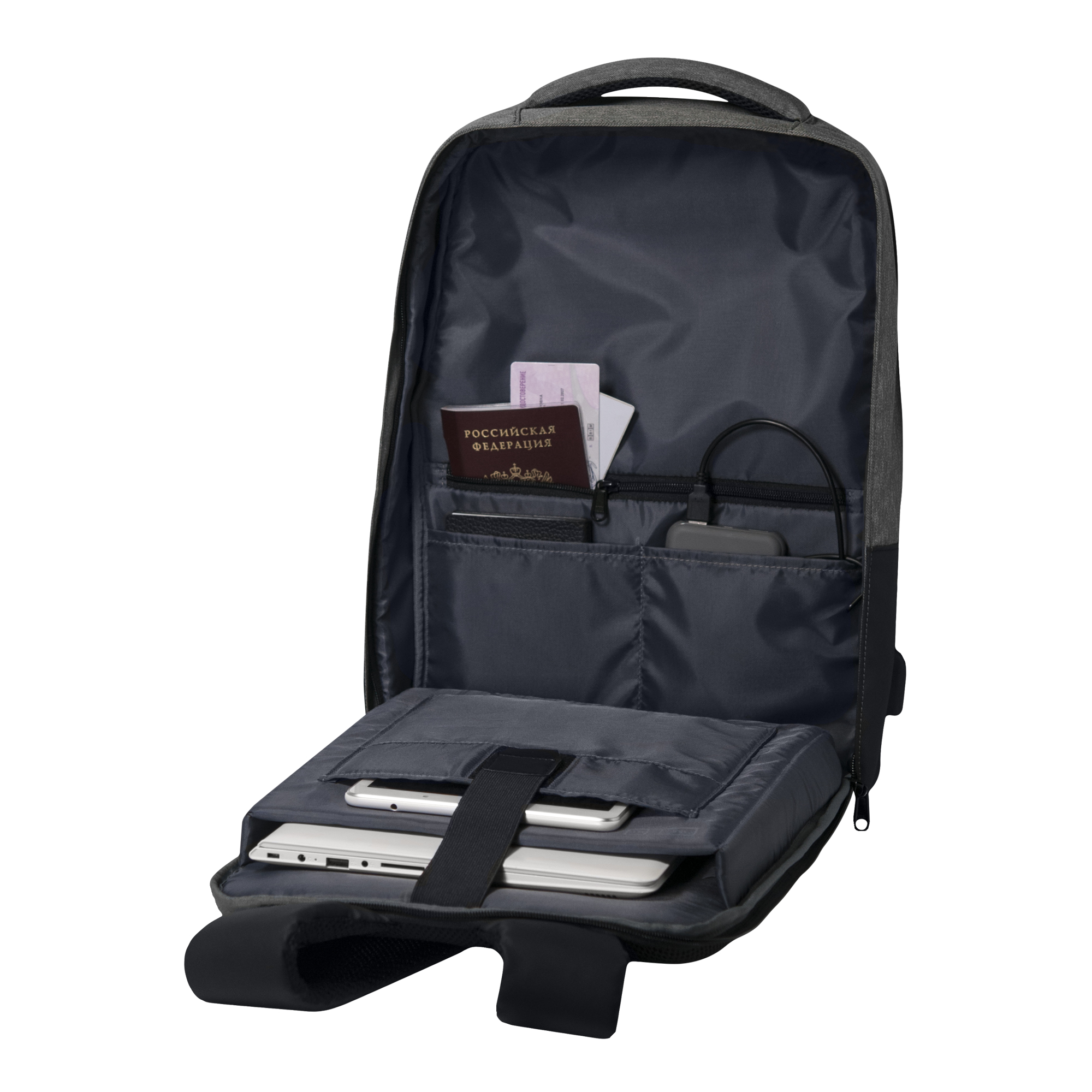 Бизнес рюкзак Leardo Plus с USB разъемом