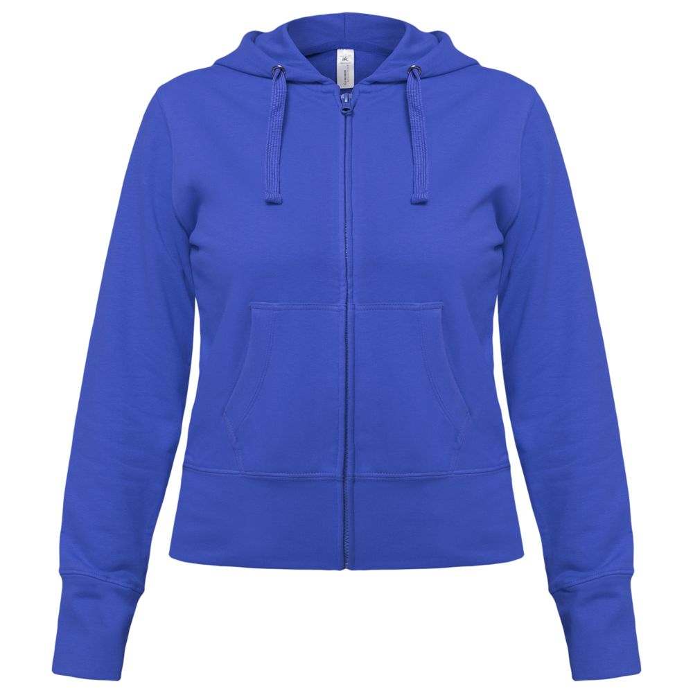 Толстовка женская Hooded Full Zip ярко-синяя