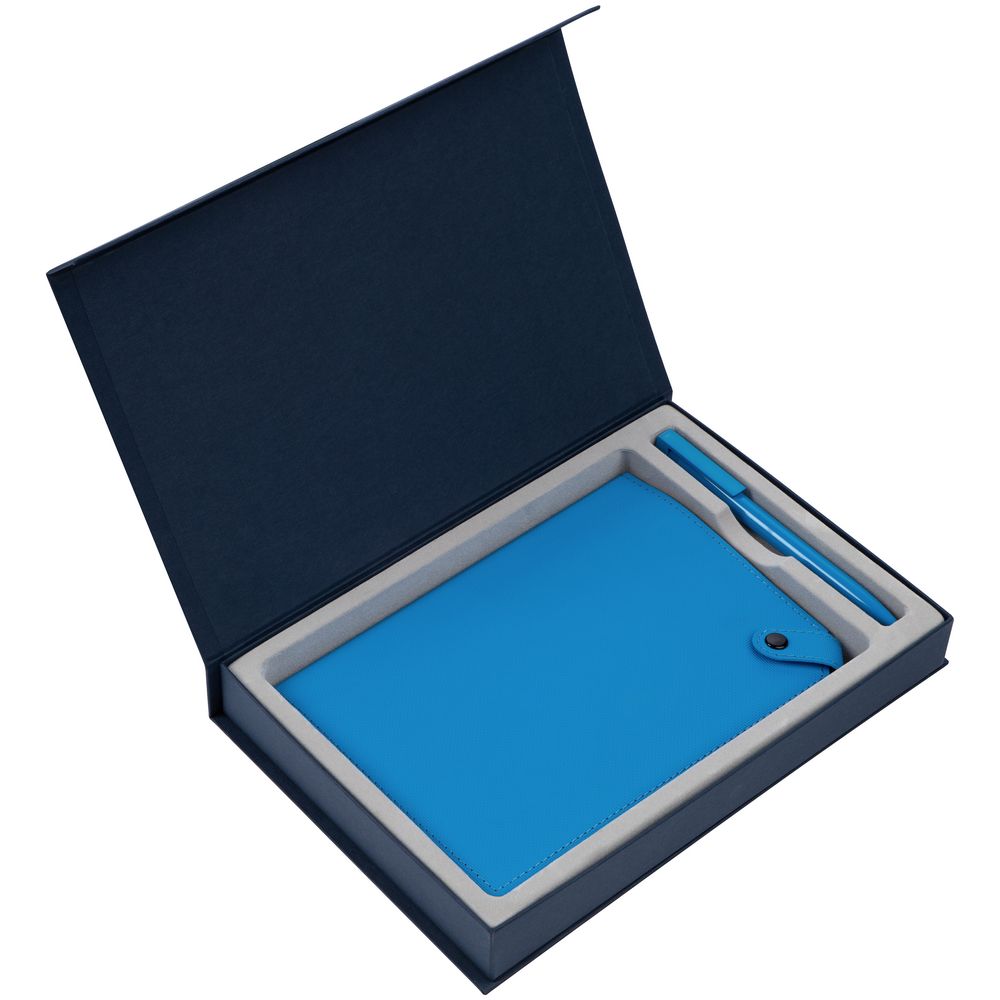 Коробка Silk с ложементом под ежедневник 15х21 и ручку