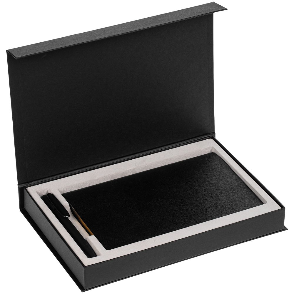 Коробка Silk с ложементом под ежедневник 13x21 см и ручку
