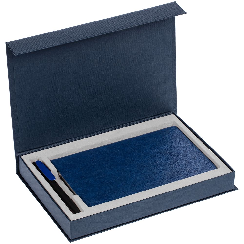 Коробка Silk с ложементом под ежедневник 13x21 см и ручку