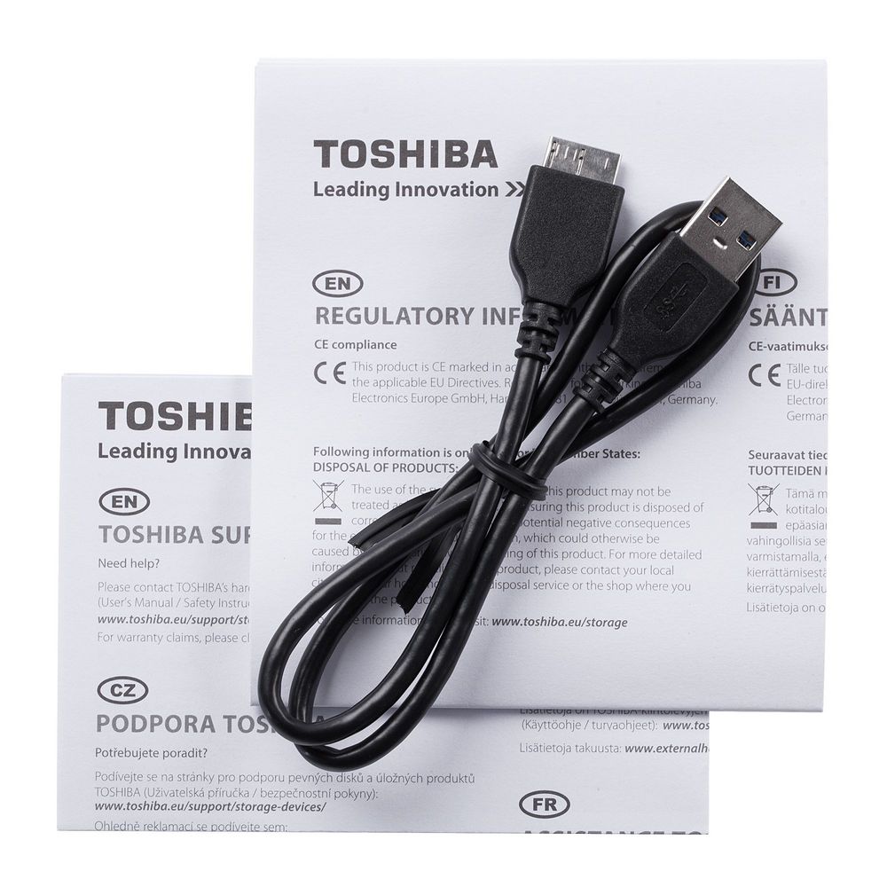 Внешний диск Toshiba Canvio