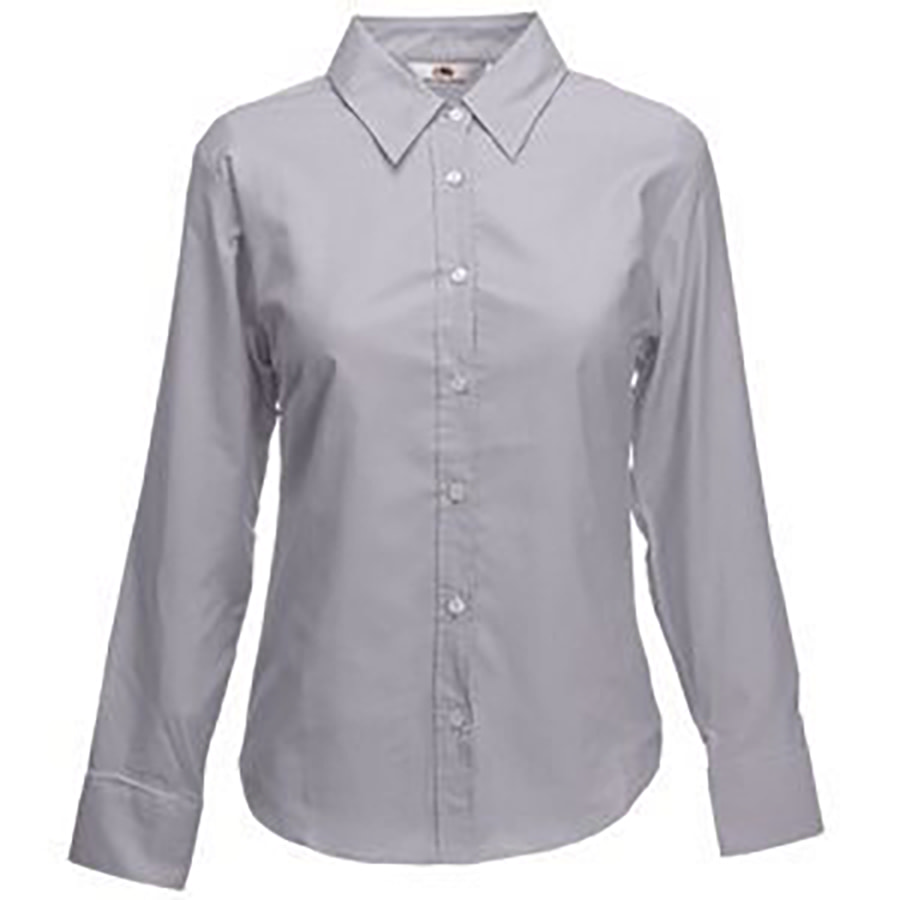 Рубашка женская LONG SLEEVE OXFORD SHIRT LADY-FIT 135