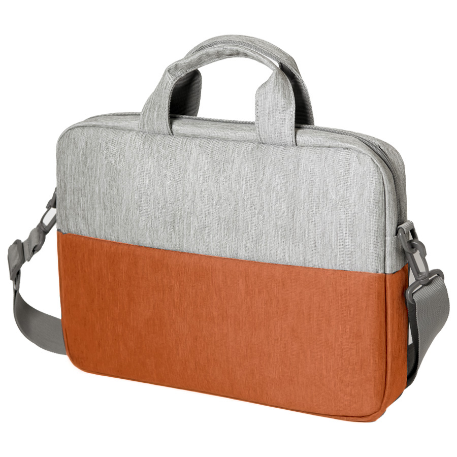 Конференц-сумка BEAM NOTE, серый/оранжевый, 39х30х6