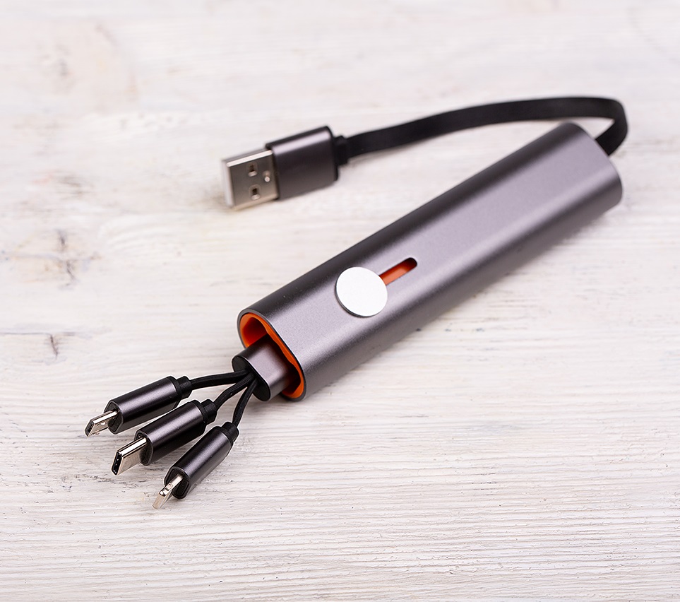 Провод для зарядки VOLTAN с тремя разъемами Micro USB