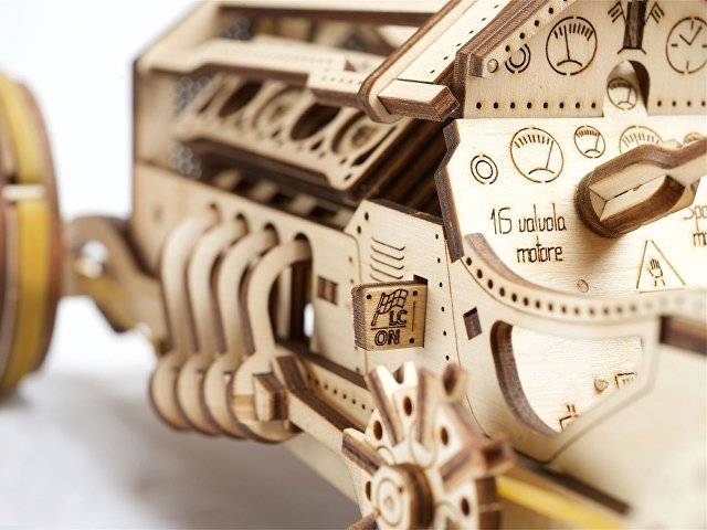 3D-ПАЗЛ UGEARS «Спорткар U-9 Гран-при»