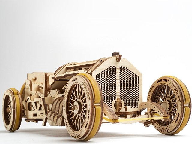 3D-ПАЗЛ UGEARS «Спорткар U-9 Гран-при»