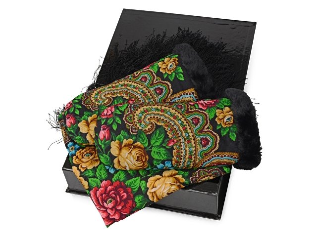 Подарочный набор: Павлопосадский платок