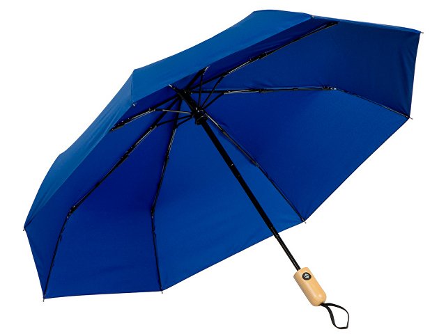 Зонт складной «Lumet» с куполом из переработанного пластика