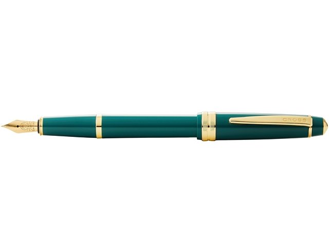 Ручка перьевая «Bailey Light Polished Green Resin and Gold Tone»