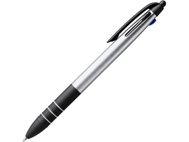 Ручка пластиковая шариковая SANDUR с чернилами 3-х цветов