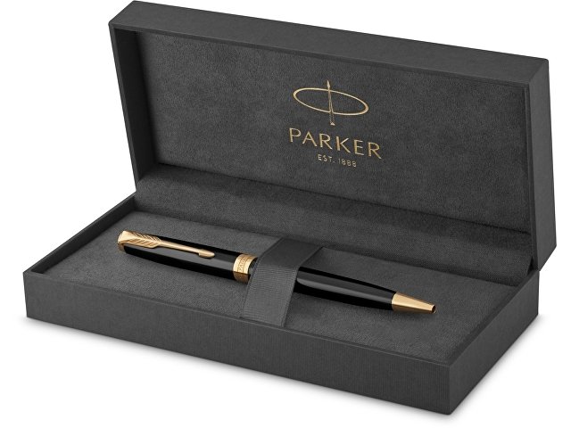 Ручка шариковая Parker «Sonnet Core Black Lacquer GT»