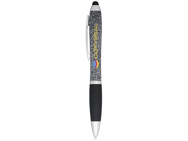 Ручка-стилус пластиковая шариковая «Nash» крапчатая