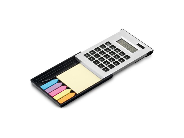 Калькулятор с набором канцелярских принадлежностей