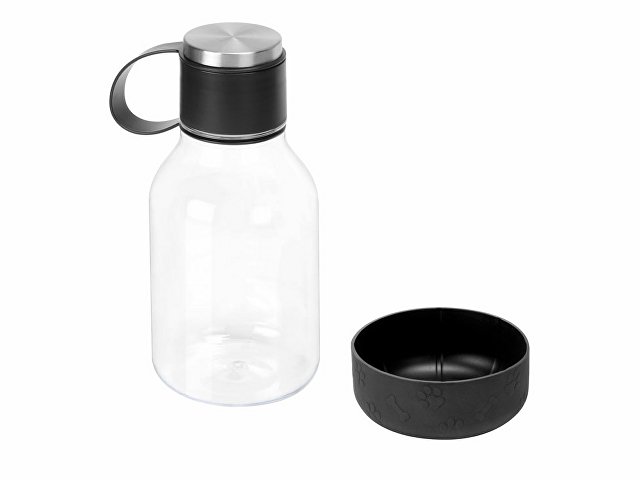 Бутылка для воды 2-в-1 «Dog Bowl Bottle» со съемной миской для питомцев