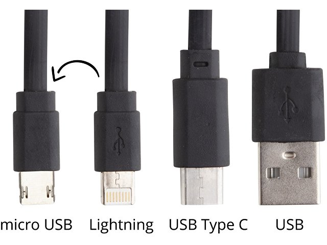 Кабель-брелок micro USB