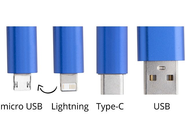 Зарядный кабель с разъемами micro USB