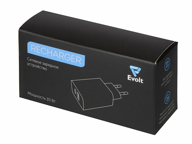 Сетевое зарядное устройство c выходами USB-A и USB-C «Recharger»