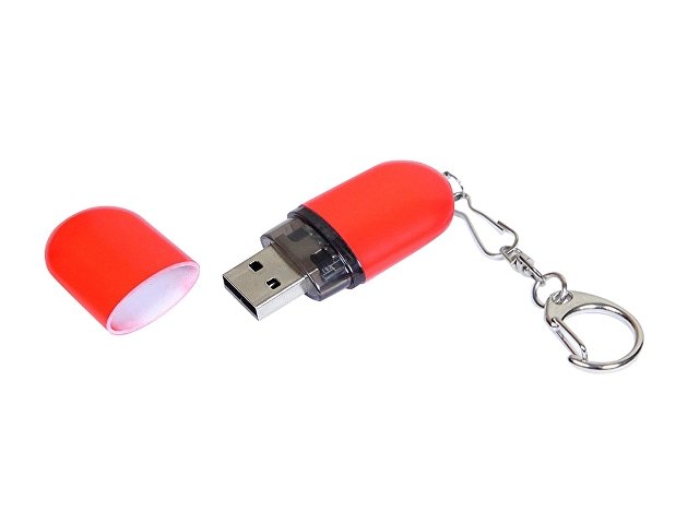 USB 2.0- флешка промо на 64 Гб каплевидной формы