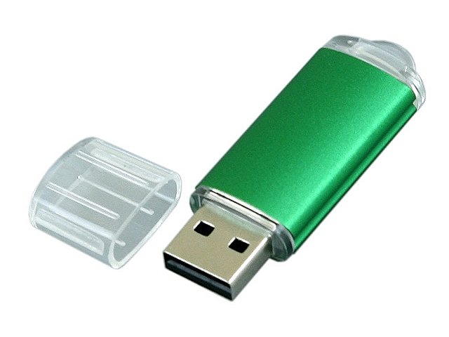 USB 2.0- флешка на 64 Гб с прозрачным колпачком