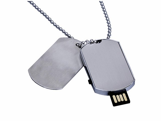 USB 2.0-флешка на 128 Гб в виде армейского жетона