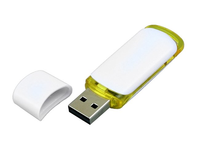 USB 2.0- флешка на 64 Гб с цветными вставками