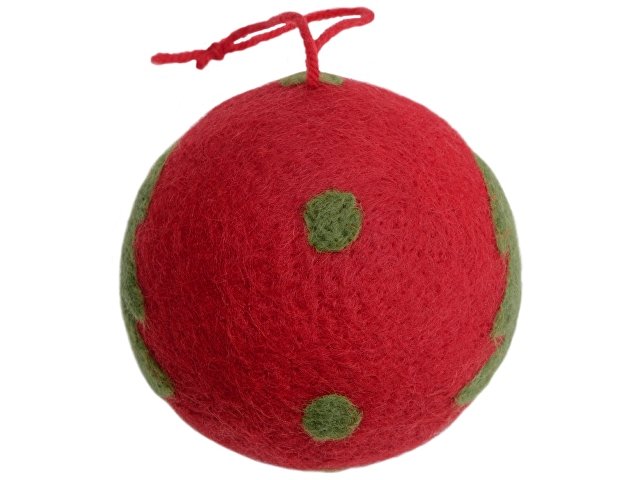 Новогодний шар из войлока «Елочная игрушка»