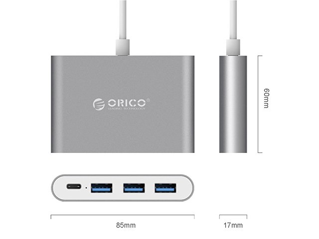 USB-концентратор RC3A-SG с USB Type-C