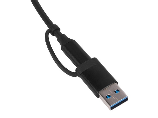 USB-хаб «Link» с коннектором 2-в-1 USB-C и USB-A, 2