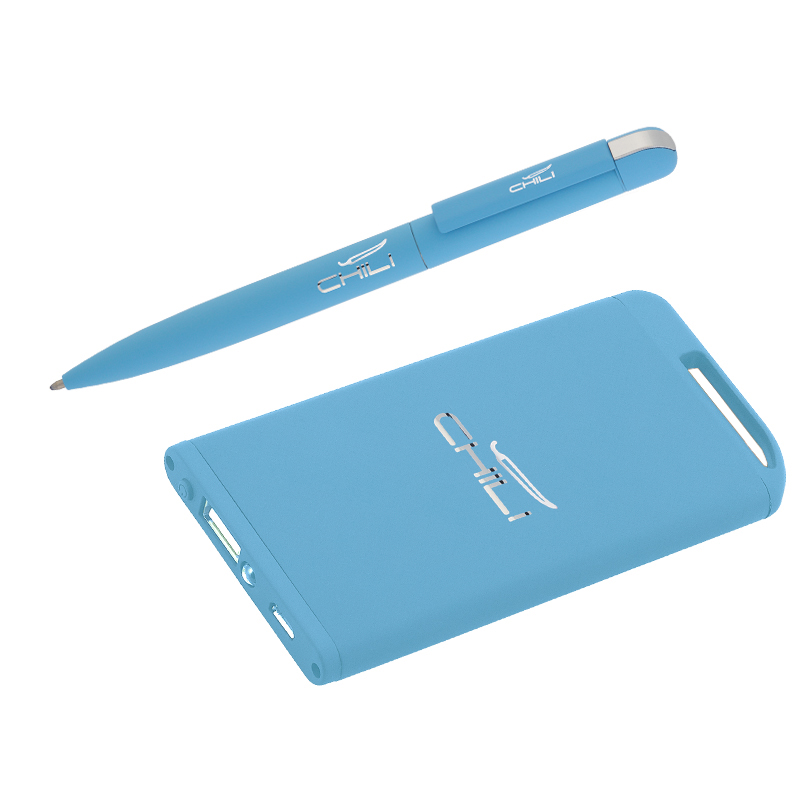 Набор ручка + зарядное устройство 4000 mAh в футляре