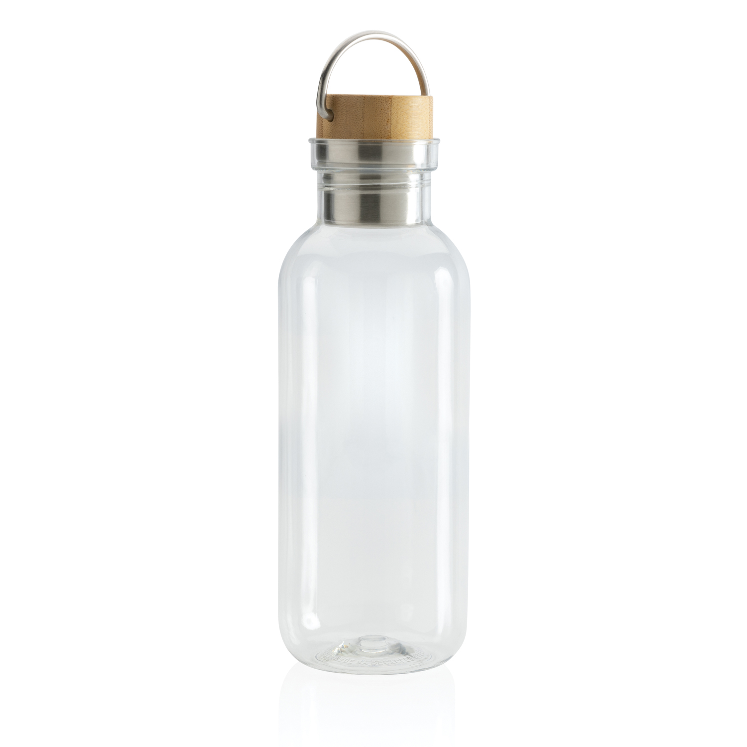 Бутылка для воды из rPET GRS с крышкой из бамбука FSC
