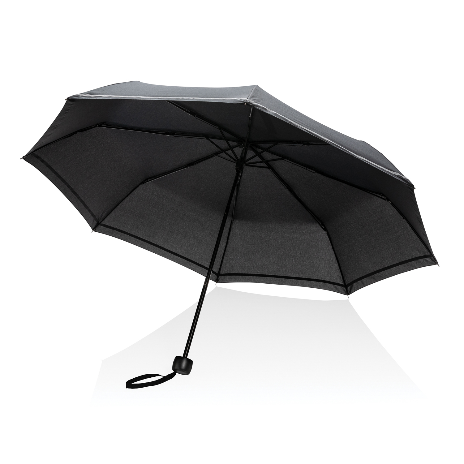 Компактный зонт Impact из RPET AWARE™ со светоотражающей полосой