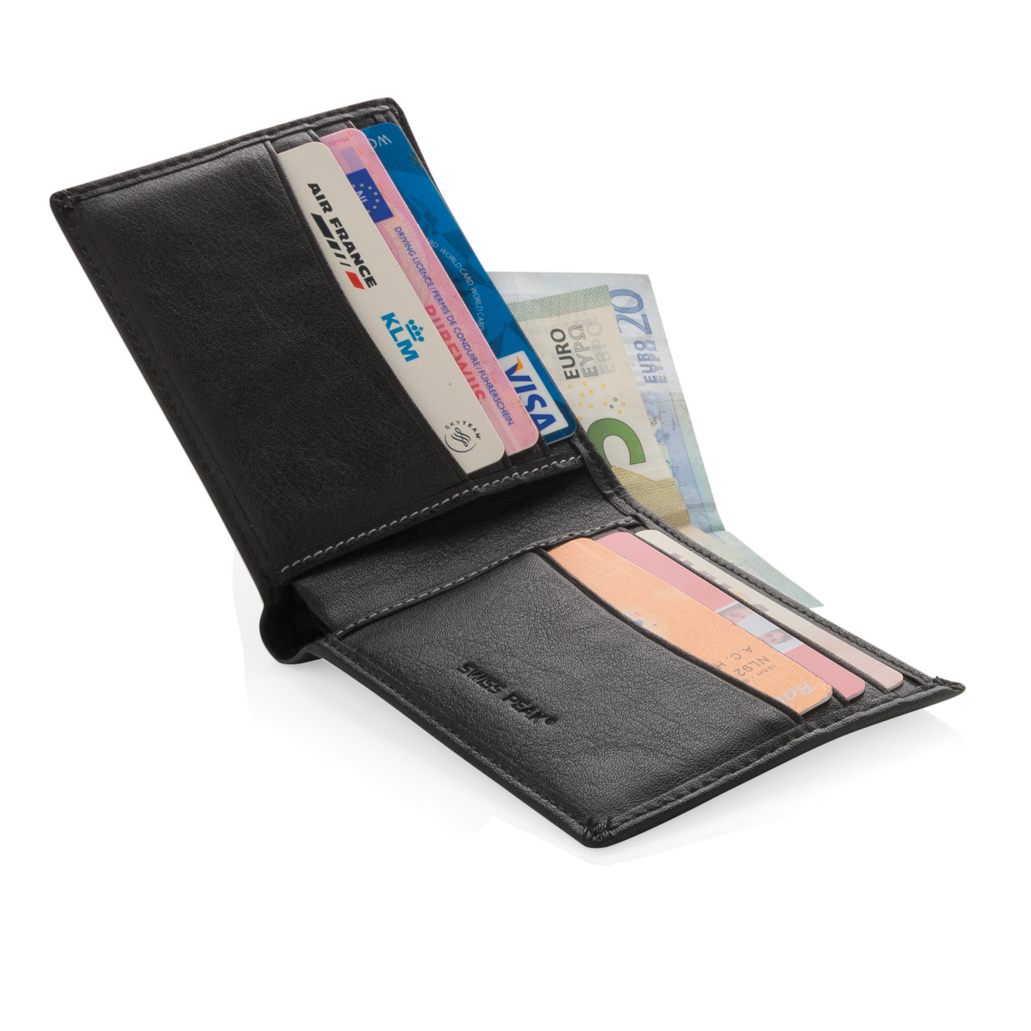 Бумажник Swiss Peak с защитой от сканирования RFID
