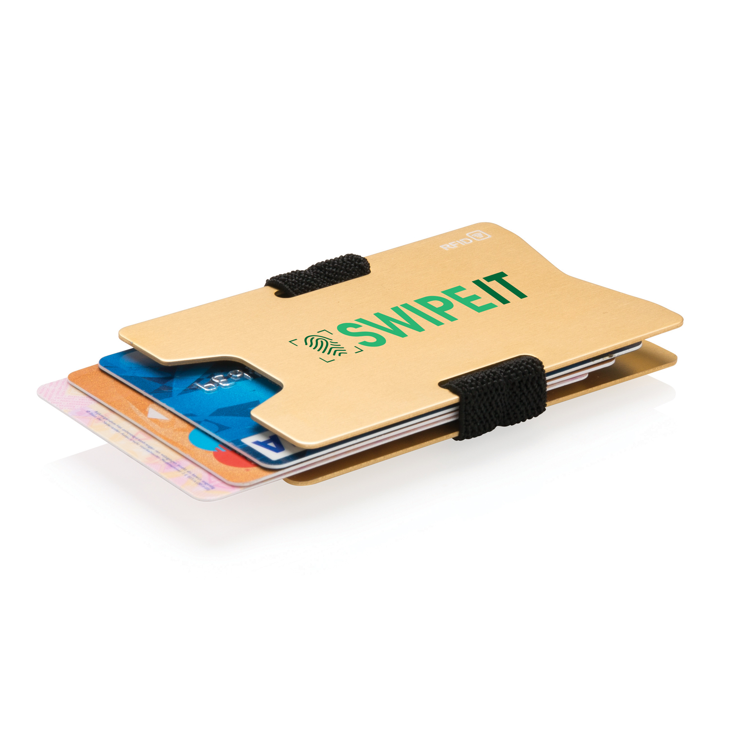 Алюминиевый чехол для карт с защитой от сканирования RFID