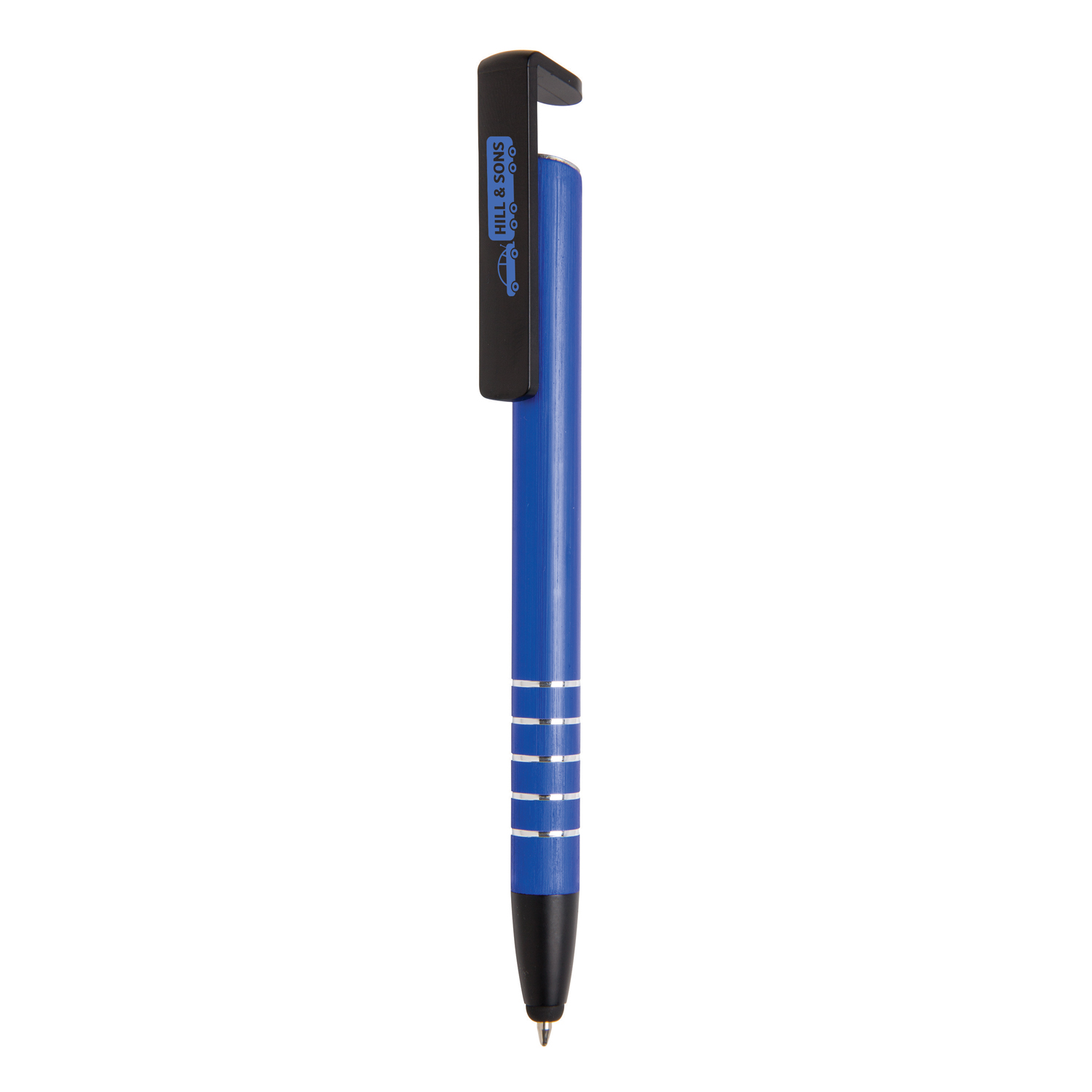 Алюминиевая ручка-стилус с подставкой для телефона