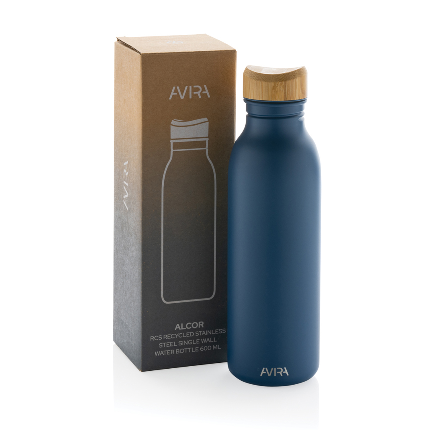 Бутылка для воды Avira Alcor из переработанной стали RCS